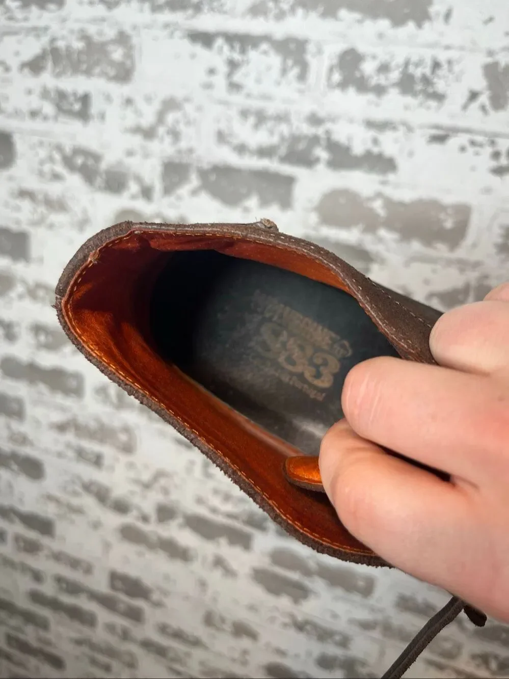 Wolverine | mens leather brown leather boots